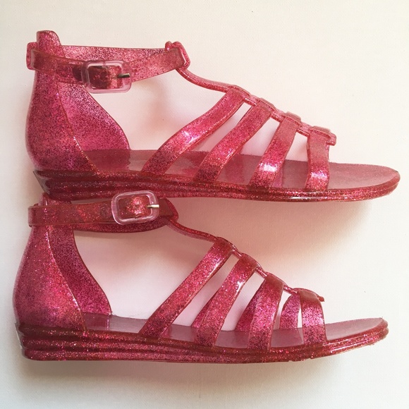 The Children's Place Other - Children's Place Glitter Jelly Sandals Size 1